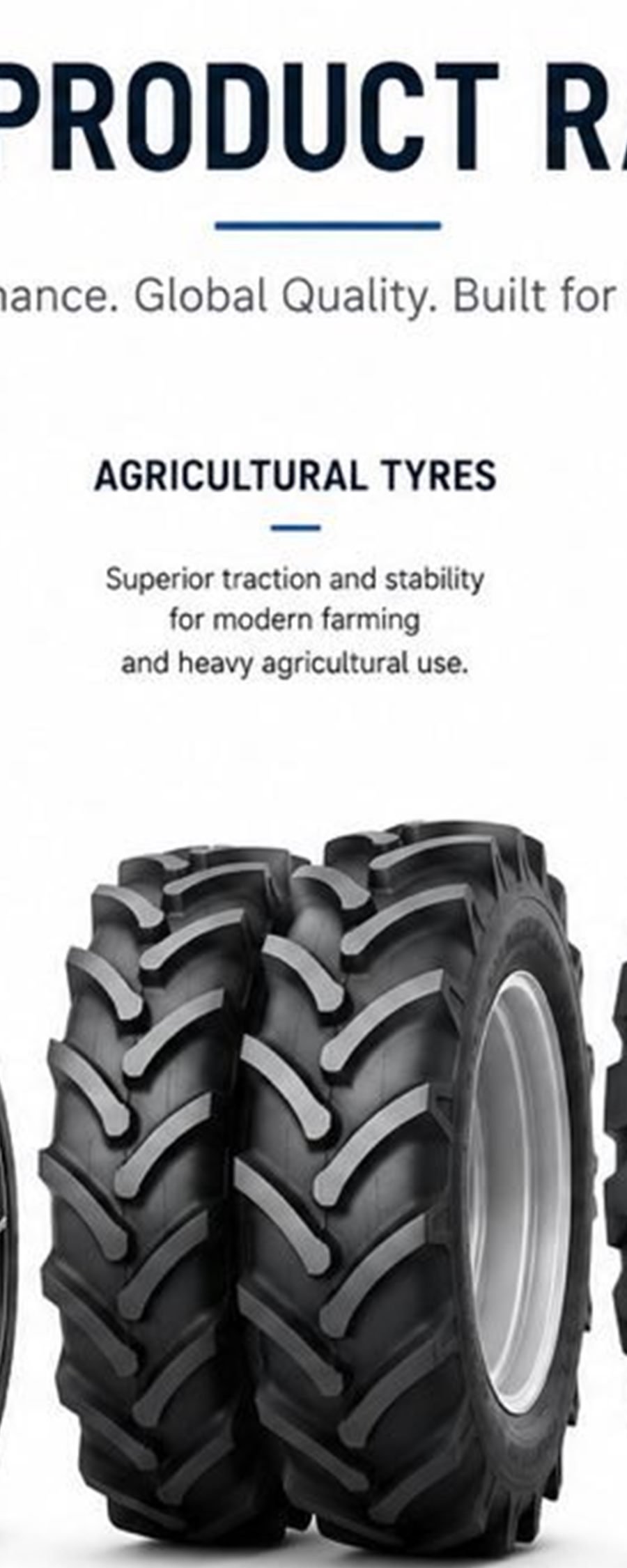 Agricultural tire category visual