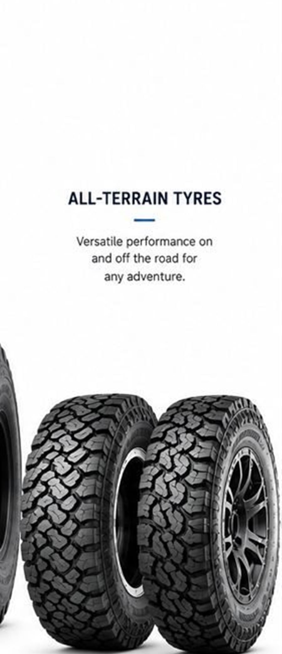 All-terrain tire category visual