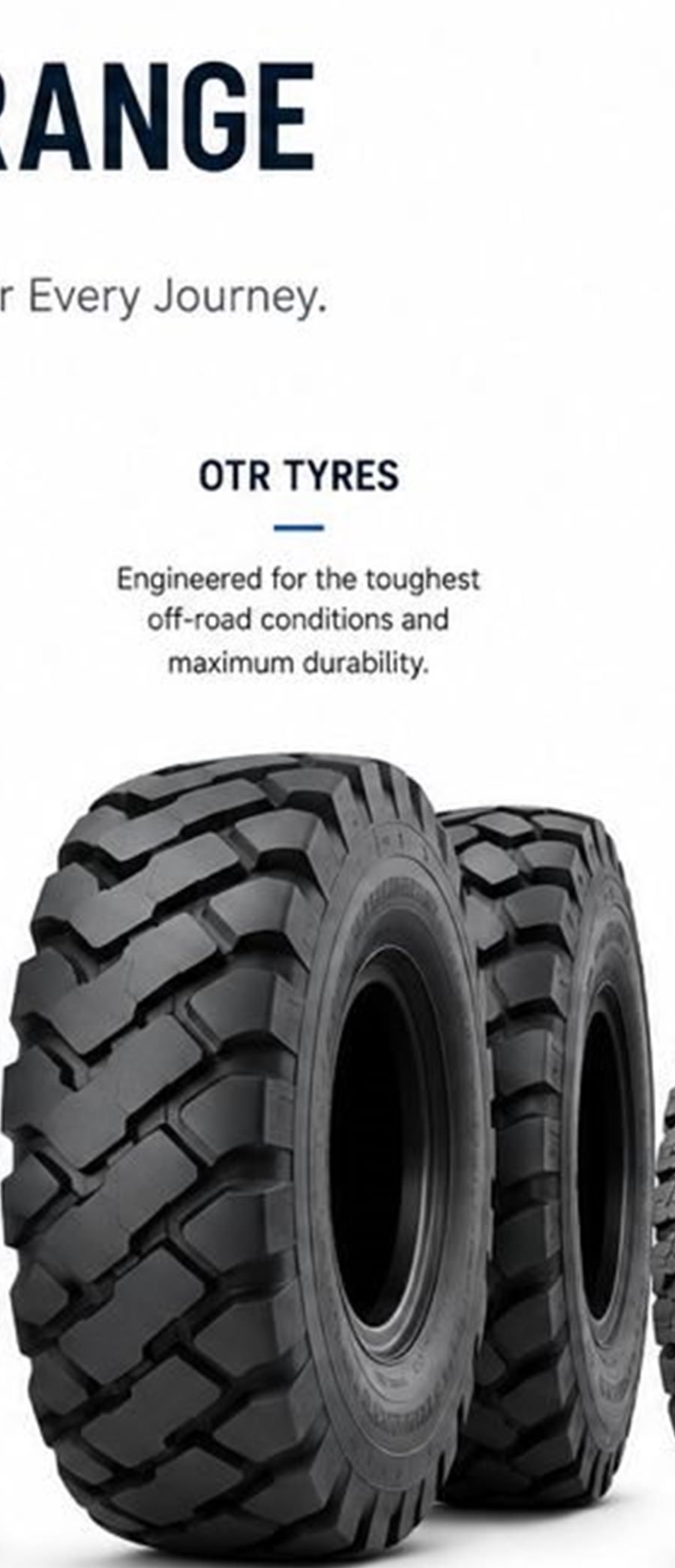 Deep-tread OTR mining and construction tires